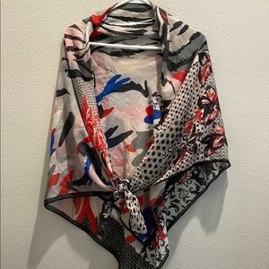 Multicolor Patterned Scarf